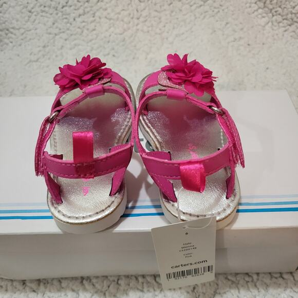 NEW Carter's Unisex Wenna Rain Boot  PINK SIZE  6 M US Big Kid - Picture 3 of 5